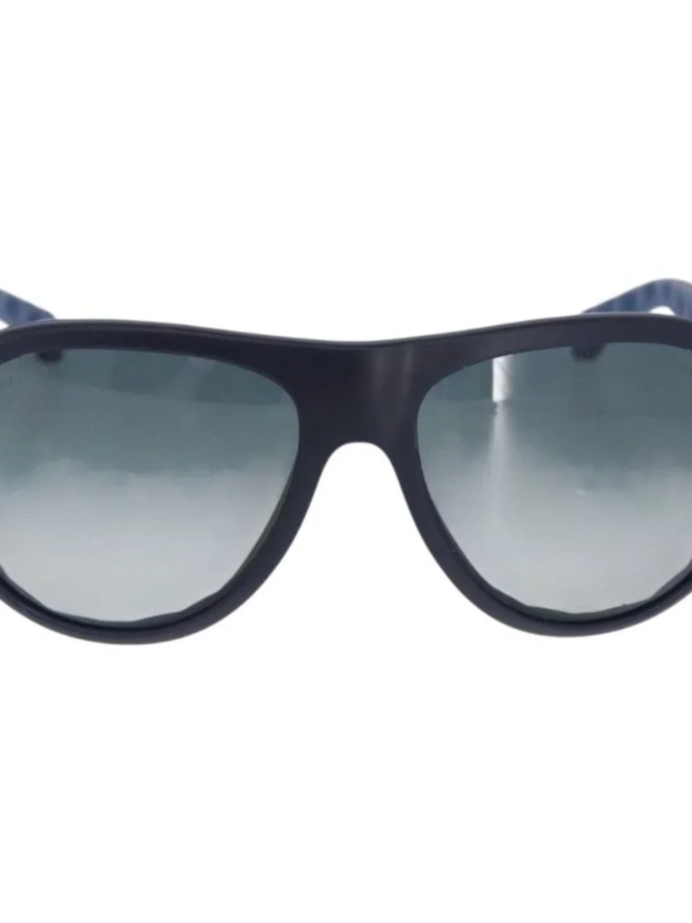 CHANEL Sunglasses plastic Blue CC Auth BA10703